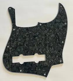 FOR FENDER FIVE STRINGS JAZZ BASS GUITAR PICKGUARD SCRATCH PLATE,BLACK PEARL