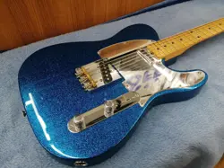 FENDER MEXICO J MASCIS TELECASTER BOTTLE USED ALDER BODY MAPLE NECK W/GIG CASE