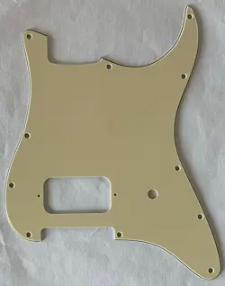 FOR FENDER STRATOCASTER START SINGLE HUMBUCKER GUITAR PICKGUARD,VINTAGE YELLOW
