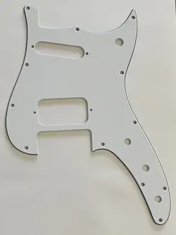 FOR 3-PLY FENDER DUO-SONIC OFFSET HS STYLE GUITAR PICKGUARD,WHITE