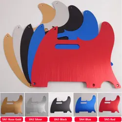 FOR FENDER TELECASTER GUITAR PICKGUARD 5-HOLE ALUMINUM ANODIZED SCRATCH PLATE