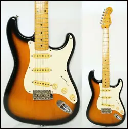 FENDER JAPAN ST57-65AS T 40TH ANNIVERSARY STRATOCASTER FOTO FLAME MAPLE NECK