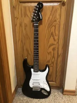 STARCASTER BY FENDER ELECTRIC GUITAR H-S-S MATCHING HEADSTOCK