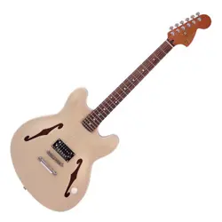 FENDER TOM DELONGE STARCASTER RW CHW SATIN SHORELINE GOLD ELECTRIC GUITAR OUTLET
