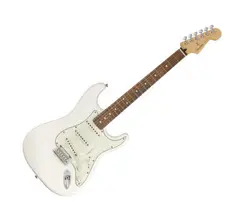 USED FENDER PLAYER STRATOCASTER - POLAR WHITE W/ PAU FERRO FB