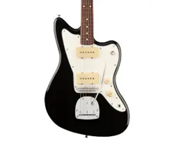 USED FENDER PLAYER II JAZZMASTER - BLACK W/ROSEWOOD FB