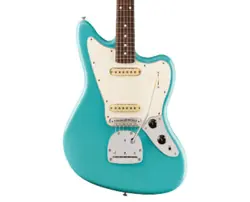 USED FENDER PLAYER II JAGUAR - AQUATONE BLUE W/ROSEWOOD FB