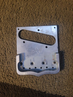 TELECASTER BRIDGE PLATE SCHROEDER AGED NICKEL