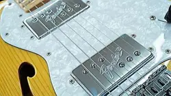 FENDER JAPAN TELECASTER NATURAL TN-72-85 SEMI-HOLLOW ELECTRIC GUITAR W/GIG BAG