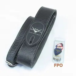 FENDER USA CUSTOM SHOP LEATHER GUITAR STRAP PICKS CASE CANDY FENDER STRAT TELE