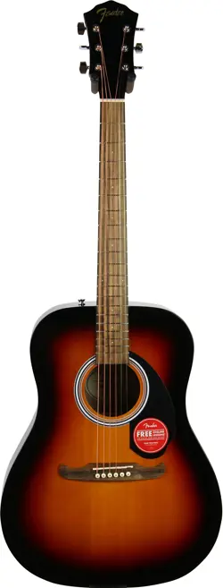 FENDER FA-125 DREADNOUGHT ACOUSTIC GUITAR - SUNBURST (BOX RASH)
