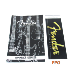 VINTAGE FENDER GUITAR CASE CANDY OWNERS MANUAL STICKER STRATOCASTER TELECASTER