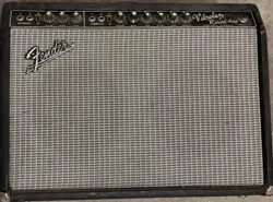 1965 FENDER VIBROLUX REVERB AMP BLACK PANEL