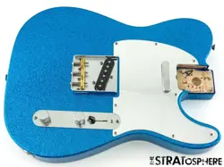 FENDER J MASCIS ROAD WORN TELE LOADED BODY TELECASTER BOTTLE ROCKET BLUE