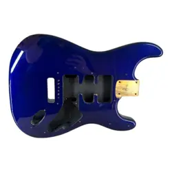 GENUINE FENDER SQUIER AFFINITY STRAT GUITAR BODY BLUE PURPLE PROJECT PARTS 2009