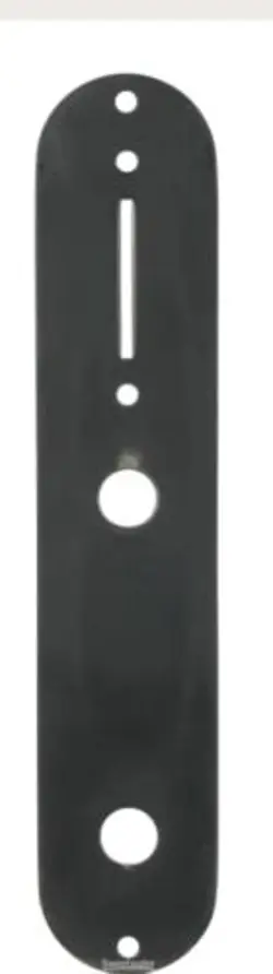 BLACK CONTROL PLATE FOR FENDER TELECASTER