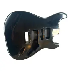 GENUINE FENDER SQUIER BULLET STRAT GUITAR BODY BLACK PROJECT PARTS 2012