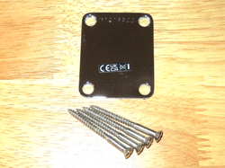 FENDER 2018 USA CHROME AMERICAN VINTAGE II FOUR BOLT STRATOCASTER NECK PLATE