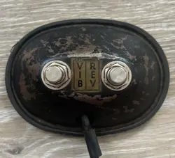 VINTAGE FENDER DOUBLE BUTTON FOOT SWITCH FOR VIBROLUX DELUXE TWIN REVERB