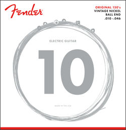 073-0150-406 FENDER ORIGINAL 150 ELECTRIC GUITAR STRINGS PURE NICKEL 010-046