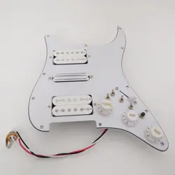 HSH PREWIRED LOADED PICKGUARD WITH ALNICO 5 HUMBUCKER PICKUPS FOR FENDER GUITAR