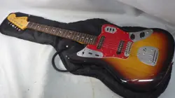 FENDER JAPAN JAGUAR JG66-85 MH CAR ELECTRIC GUITAR CRAFTED IN JAPAN USED