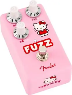 FENDER X HELLO KITTY OFFICIAL PINK FUZZ GUITAR EFFECT PEDAL