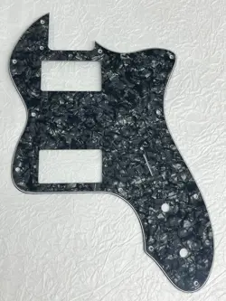 NEW GREAT-FOR FENDER '72 TELECASTER THINLINE PAF STYLE GUITAR PICKGUARD BLACK