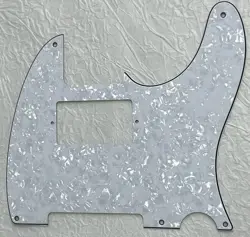 NEW GREAT-FOR FENDER ESQUIRE TELECASTER 5 HOLE PAF STYLE GUITAR PICKGUARD WHITE