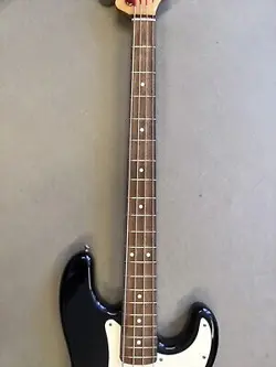 FENDER JAPAN PB-38 BLACK USED 1990S BASSWOOD BODY MAPLE NECK W/SOFT CASE