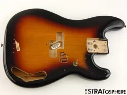 FENDER VINTERA II 60S PRECISION BASS BODY P BASS ALDER SUNBURST 3TS