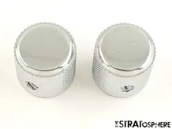 2 FENDER VINTERA II 60S PRECISION P BASS GUITAR KNOBS, CONTROL VOLUME TONE