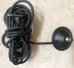 FENDER 1-BUTTON FOOTSWITCH FOR MUSTANG AND BLUES JUNIOR AMPS BLACK