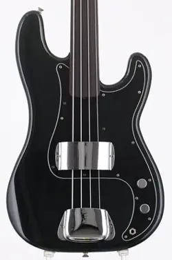 FENDER PRECISION FRETLESS BASS BLACK 1977