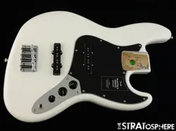 FENDER PLAYER II JAZZ BASS LOADED BODY BASS GUITAR PARTS ALNICO 5 POLAR WHITE