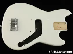 FENDER SQUIER SONIC BRONCO BASS BODY & HARDWARE BASS GUITAR ARCTIC WHITE