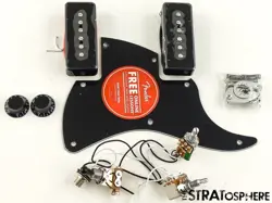 FENDER SQUIER PARANORMAL STRAT-O-SONIC LOADED PICKGUARD, SOAPBAR PUSH/PULL