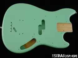 FENDER SQUIER CLASSIC VIBE 60S MUSTANG BASS BODY, GUITAR PARTS SURF GREEN