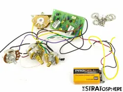 FENDER CLAPTON STRAT, POTS 5 WAY SWITCH, GUITAR STRATOCASTER, ACTIVE MID BOOST