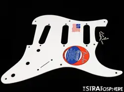 USA FENDER ERIC CLAPTON STRATOCASTER, PICKGUARD, STRAT 50S WHITE 1 ONE PLY!