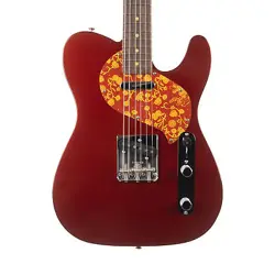 USED FENDER LIMITED EDITION RAPHAEL SAADIQ TELECASTER - DARK METALLIC RED