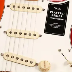 FENDER PLAYER II STRATOCASTER MAPLE FINGERBOARD AGED CHERRY BURST CHAMBERED ASH