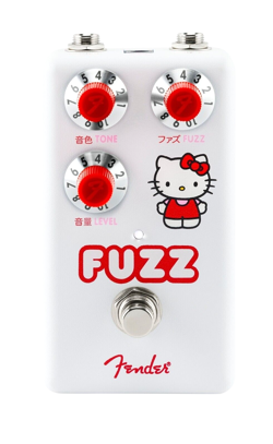 FENDER HELLO KITTY WHITE FUZZ PEDAL FUZZ DISTORTION EFFECTS PEDAL FROM JAPAN