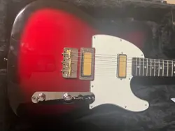 FENDER GOLD FOIL TELECASTER TELE CANDY APPLE BURST ELECTRIC GUITAR