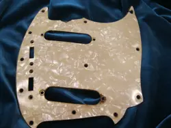 VINTAGE 1970'S FENDER MUSTANG GUITAR PICKGUARD ORIGINAL VINTAGE CHIPPED
