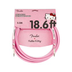 NEW FENDER X HELLO KITTY INSTRUMENT CABLE - 18.6' - PINK