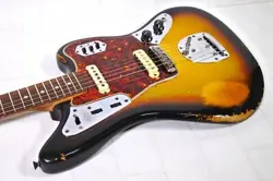 MADE BY FENDER JAGUAR 3-COLOR SUNBURST 1965 SAFE DELIVERY FROM JAPAN