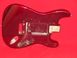 FENDER 1989 USA MIDNIGHT WINE AMERICAN STRATOCASTER BODY