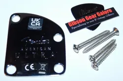 FENDER ULTRA STRATOCASTER NECK PLATE LEFTY CHROME GUITAR PARTS PROJECT CONTOUR