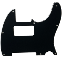 BLACK&PARCHMENT FOR FENDER ESQUIRE 8 HOLE TELECASTER TV STYLE GUITAR PICKGUARD